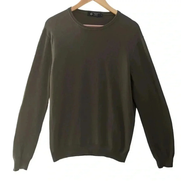 J. Crew Other - J.Crew Men’s Cotton Cashmere Blend Crew Neck Sweater Gray Size Medium